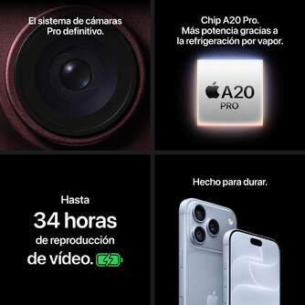 SMARTPHONE APPLE IPHONE 18 PRO 1TB 6,3%%%quot; BLACK