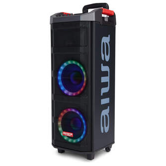 ALTAVOZ TROLLEY AIWA KBTUS608 KARAOKE RGB 600W