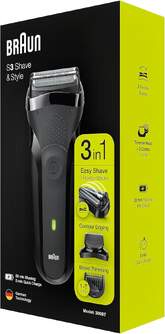 AFEITA. BRAUN 300BT SERIE3 30MIN CAB.LAVABLE