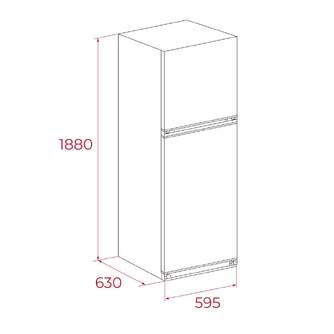 FRICOM. TEKA NFL342C INOX 188x60 NF