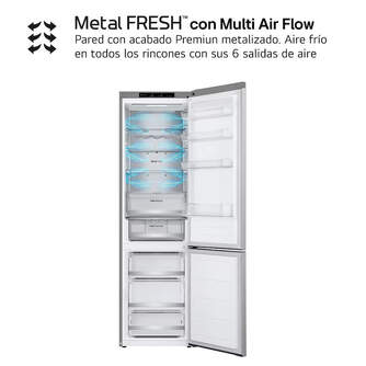 FRICOM. LG GBV7280BPY 203x60 METALFRESH INOX