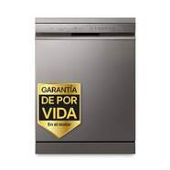 Lavavajillas LG DF355FP - Direct Drive, Tecnología Inverter, 3ª Bandeja, QuadWash, Con Display