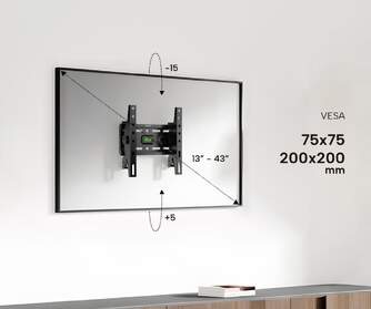 SOPORTE TV INC GENIUM GSPIN43 45KG 13-43