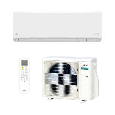 Aire Acondicionado Split Fujitsu ASY25KL - Clase A++/A+, 2150 frig/h, 1978 kcal/h, Blanco