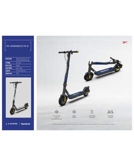 PATIN ELECTRICO REEBOK URBAN 8,5%%%quot; 350W SILVER