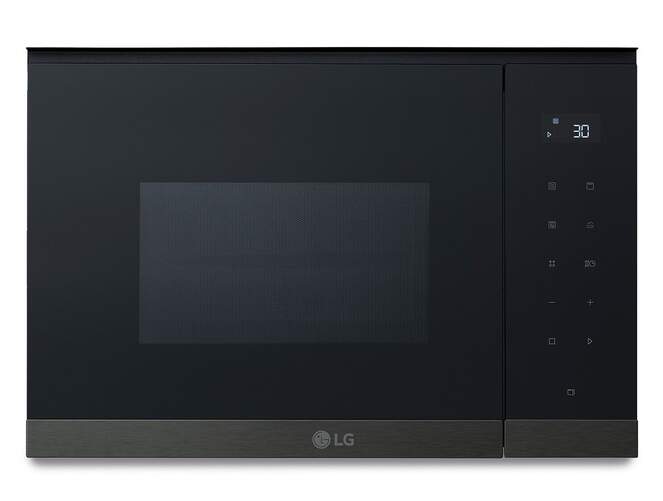 Microondas Integrable LG MG7Z2593B - 25 L, Grill, Display, Negro