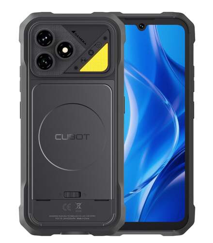 Cubot KingKong Dura 12/256 GB Negro - 6,88", 2 baterias extraibles 5000mAh, luz camping
