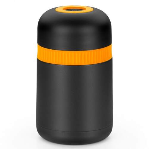 Termo BRA Efficient - 800 gr, Sólidos, Negro, Naranja