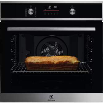 HORNO ELECTROLUX EOF6P46VX0 72L PIRO INOX/NEGRO