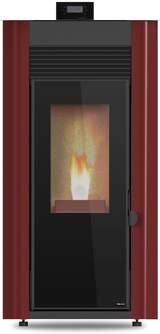 ESTUFA A PELLET RED POD FIRST 12KW BORDEAUX (CANAL