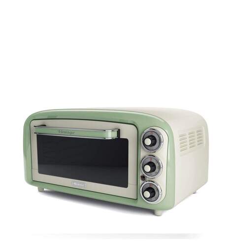 Horno Sobremesa Ariete 979/04 - 1380 W, 18 L, Vintage, Verde