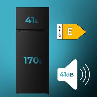 FRI. CECOTEC 2D 211 143x54 2P 211L 2133 NEGRO