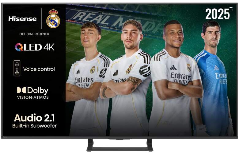 TV Hisense 55" QLED 55A7Q - 4K Ultra HD, 20 W Dolby Atmos, 60 Hz, HDR10+