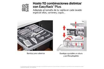 LVJ. LG DF375HVS 3%%%#186;B 6P 60CM QUADWASH