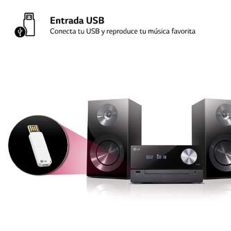 CADENA LG CM2460 100W USB BLUET SMARTPHONE FLAC