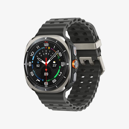 Smartwatch Samsung Galaxy Watch Ultra 2025 - 1,47", 590 mAh, Carga rápida, Botón rápido, NFC, Plata
