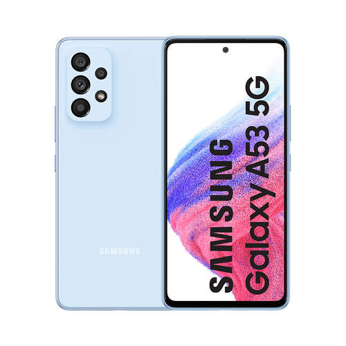 Samsung Galaxy A53 5G 6/128GB Azul - 6.5" FHD+ 120Hz, Exynos 1280, 64+12+5/32MPx, 5000mAh 25W