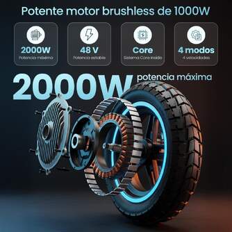PATIN ELECTRICO SMARTGYRO ROCKWAY GTS 10%%%quot; 1000W
