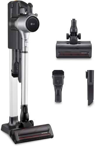 Aspiradora Escoba LG A9K-CORE3S Kompres - 260 W, 2 Baterías, 1,05 L, Filtro HEPA, Inox