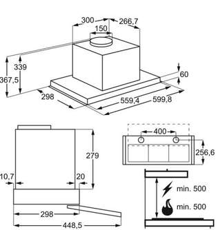CAMP. AEG DPE4641M 60CM
