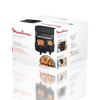 FREIDORA AIRE MOULINEX EZ901N20 DUAL (5,2 3,1L)