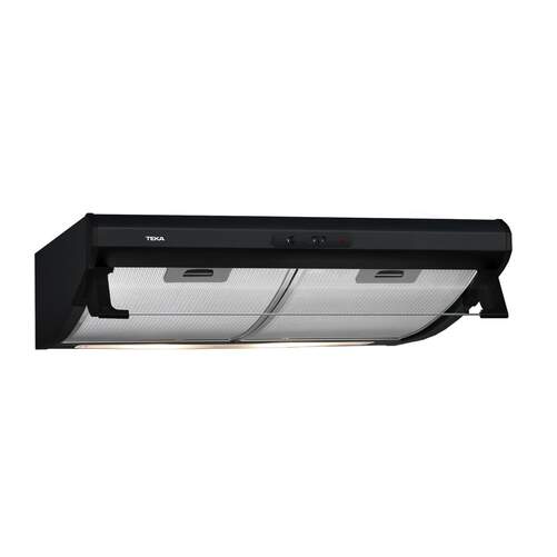 Campana Teka C 6310 BK - 60cm, 3 Velocidades, 235 m3/h, Filtros metálicos, Negra