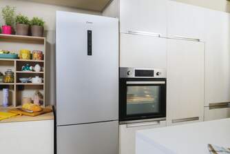 FRICOM. CANDY CCE7T618ES 185x60x66 NF WIFI SILVER