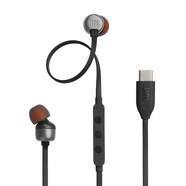 Auriculares JBL Tune 310 USB-C Negro - 20-40000Hz, cable plano, micr&oacute;fono integrado, control volumen