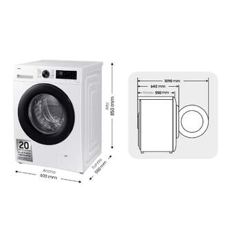 LVD. SAMSUNG WW11DG5B25AEEC 11KG 1400RPM BLANCO
