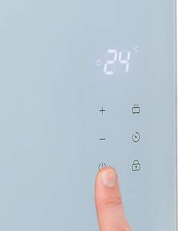 PLACA PRINCESS 348151 1500W CRIST. SMART BCO