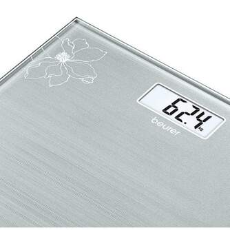 BASCULA BEURER SRGS1 CRISTAL GRIS 180K LCD GDE.