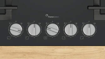 ENCIM. BOSCH PPQ7A6I40 75CM 5F GAS NAT NEGRO