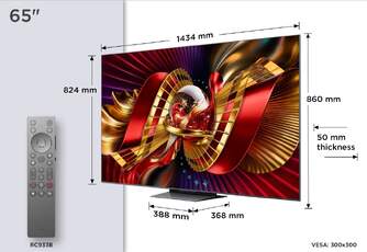 TV TCL 65%%%quot; 65C8L UHD SQDMINILED GOOGLETV 144HZ B%%%amp;O