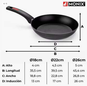 LOTE SARTENES MONIX SUNSET 22-26