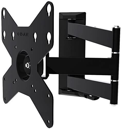 Soporte Tv Gisan ax212 giratorio vesa 75x75 200x200 hasta 20kg 2642 20 negro mural para lcd led ax.212 de 8128 12446 cm 32 49 200