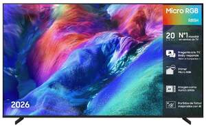 TV Samsung 85" MicroRGB TMR85R85H - 4K Ultra HD, Smart TV Tizen, altavoces 30W, 240 Hz, HDR10+