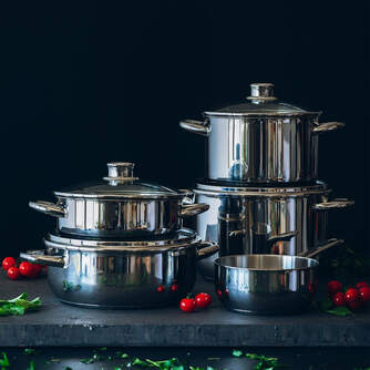 BATERIA COCINA MONIX OPTIMA 5 PIEZAS TAPA CR/INOX