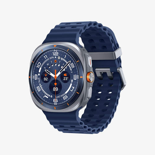 Smartwatch Samsung Galaxy Watch Ultra 2025 - 1,47", 590 mAh, Carga rápida, Botón rápido, NFC, Azul