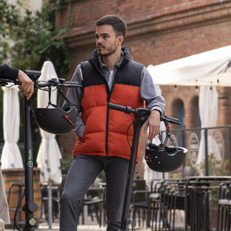 CASCO YOUIN MA1010 LUZ FRONTAL Y TRASERA NEGRO M