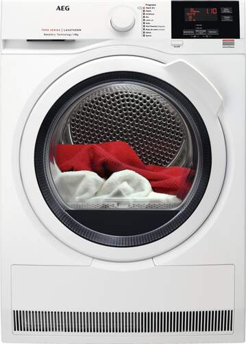 Secadora Bomba Calor AEG T7DBG841 - A++, 8 kg, SensiDry, ProSense, Woolmark Blue, &Ouml;koFlow, Display