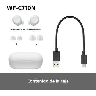 AURICULARES SONY WFC710NW TW NOISE CANCELLING BLAN