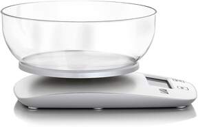B&aacute;scula de cocina Laica KS1060 - Digital, Pantalla LCD, Hasta 5 kg, Con bol, Inox