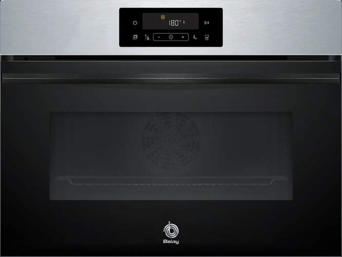 Horno Pirol&iacute;tico Balay 3CB4821X3 - Multifunci&oacute;n, 47 L, 45 cm, Display, 10 Programas, Inox