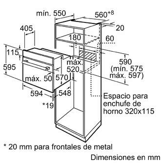 HORNO BALAY 3HB1000X0 INOX ABATIBLE RADIACION