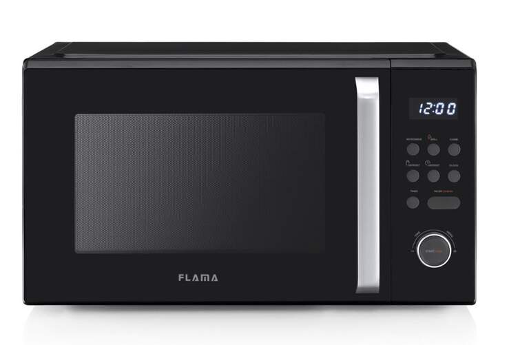 Microondas Flama 1871FL - 31 L, 1000 W, 8 programas, Grill, Negro