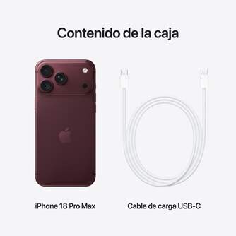 SMARTPHONE APPLE IPHONE 18 PRO MAX 256 6,9%%%quot; BURGUN