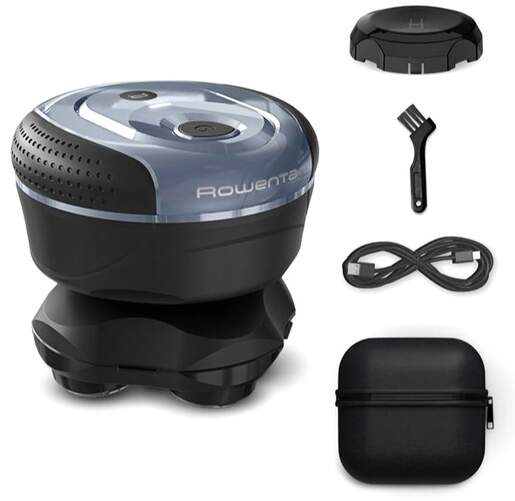 Afeitadora Rowenta TN3110 - Máquina de afeitar de rotación con 5 cabezales, recargable