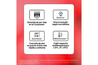 FRICOM. LG GBBS727BMB 203x60 INOX DSP