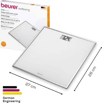 BASCULA BEURER GS120 KOMPACT VIDRIO DIGI 150K 	  