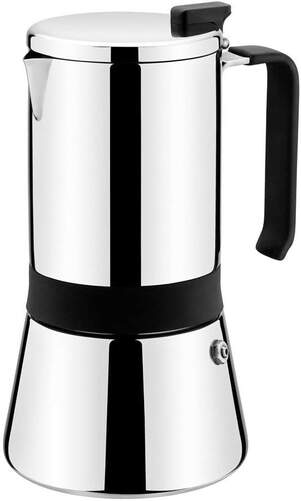 Cafetera Monix Aroma - Capacidad para 6 tazas, de acero inoxidable, para inducción